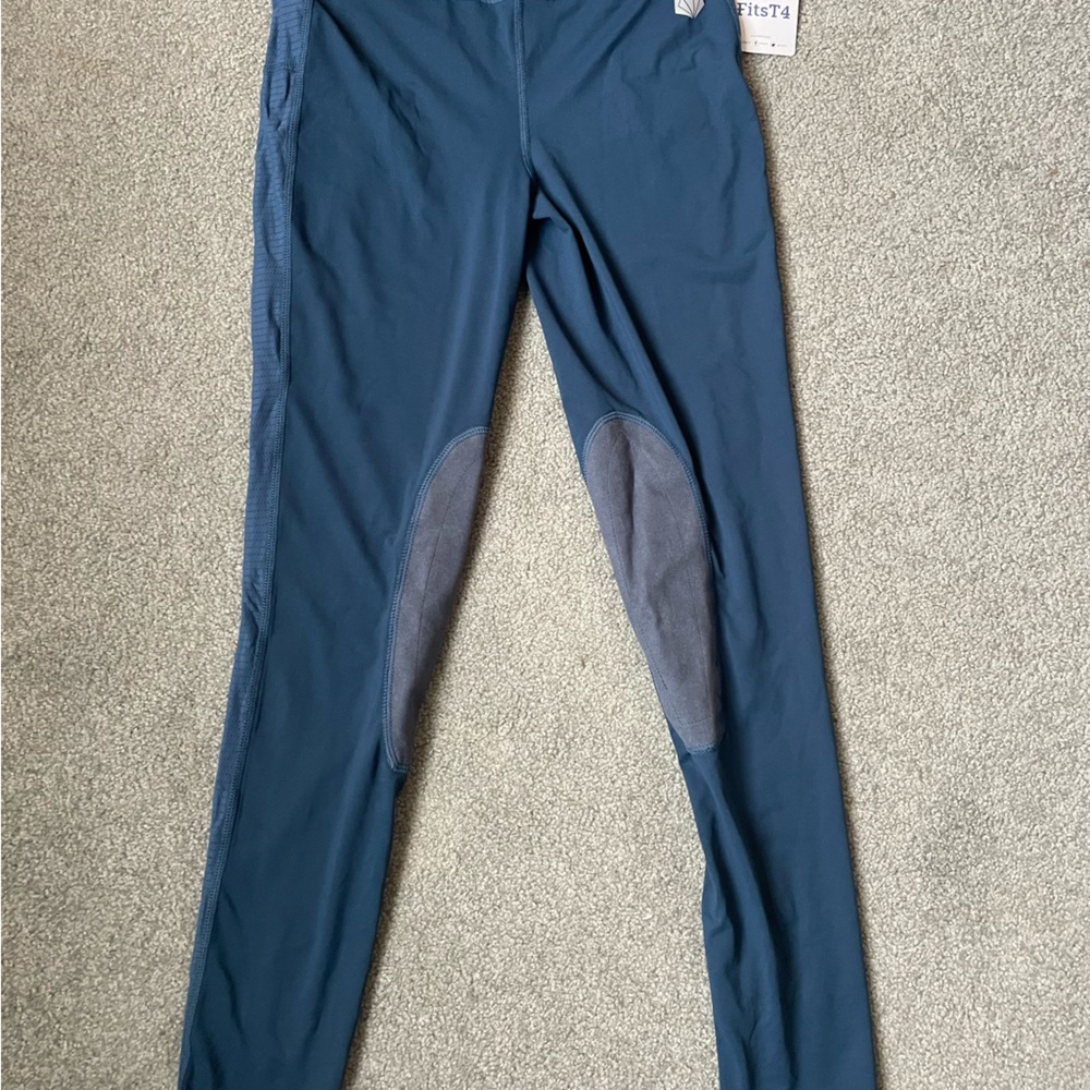 NWT Blue riding pants for girls XS